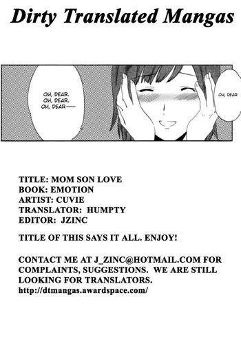 [Cuvie] Mom Son Love [English] - Doujinshi Rocks
